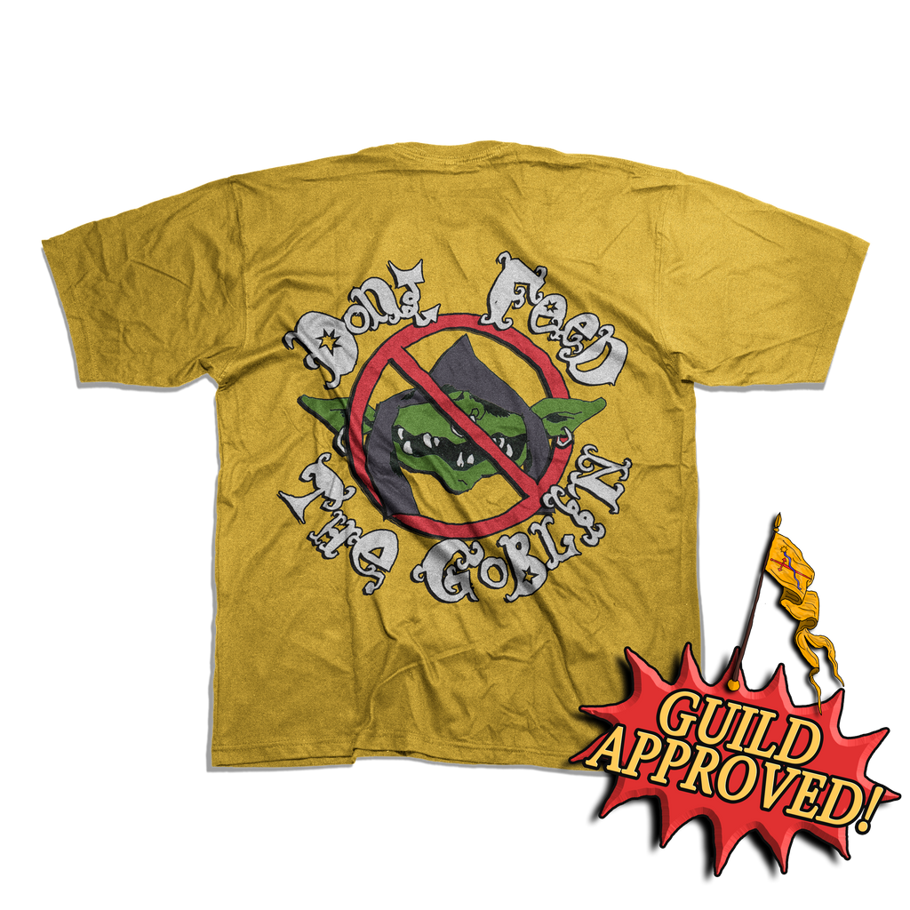 DON'T FEED THE GOBLIN - Shirt (Yellow)