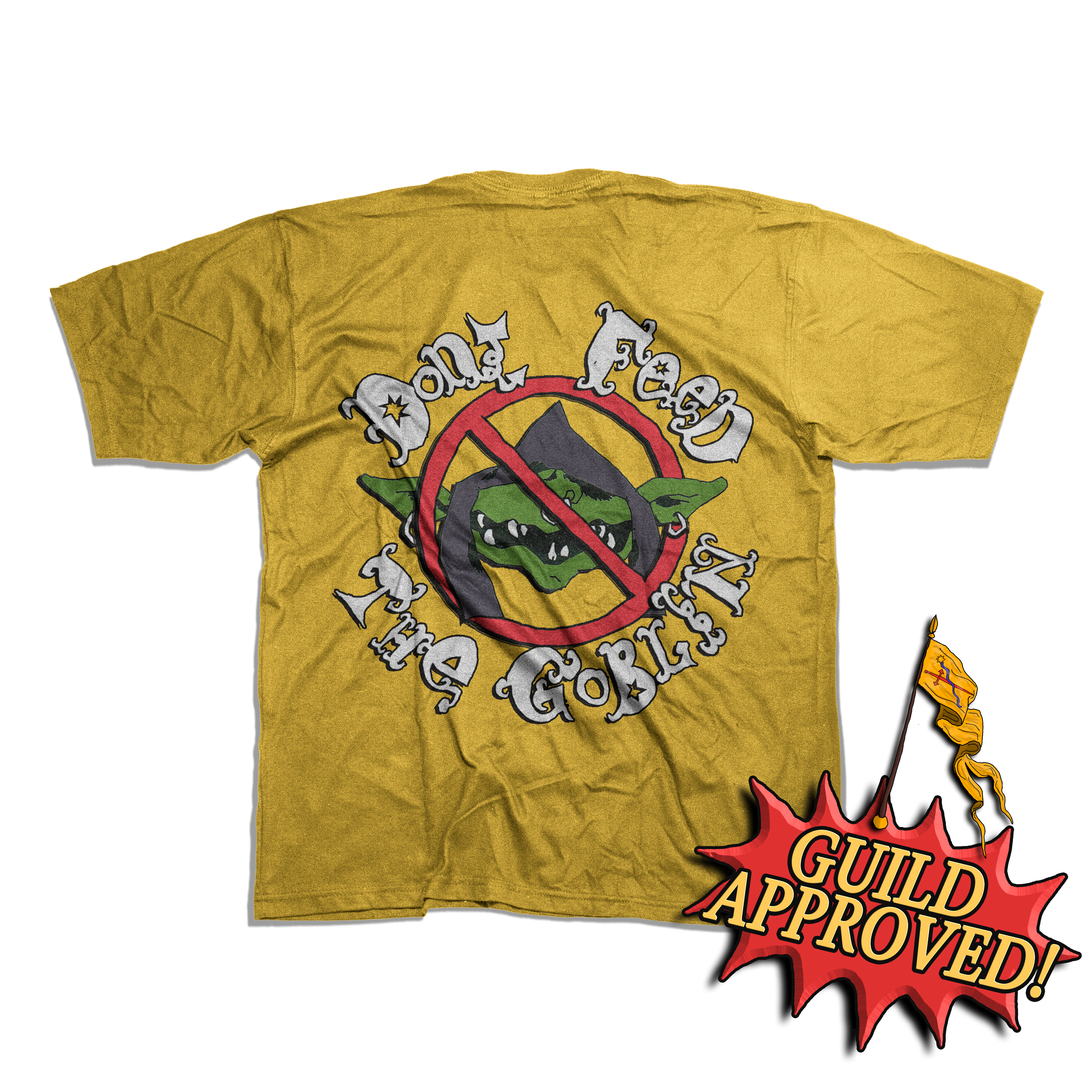 DON'T FEED THE GOBLIN - Shirt (Yellow)