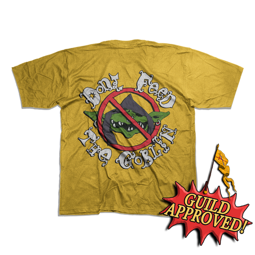 DON'T FEED THE GOBLIN - Shirt (Yellow)