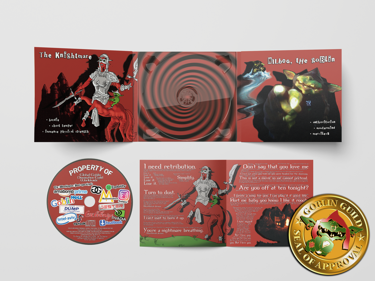 "GOBLIN FOOD" - CD (Global Goblin Domination Guild Worldwide™ Edition)