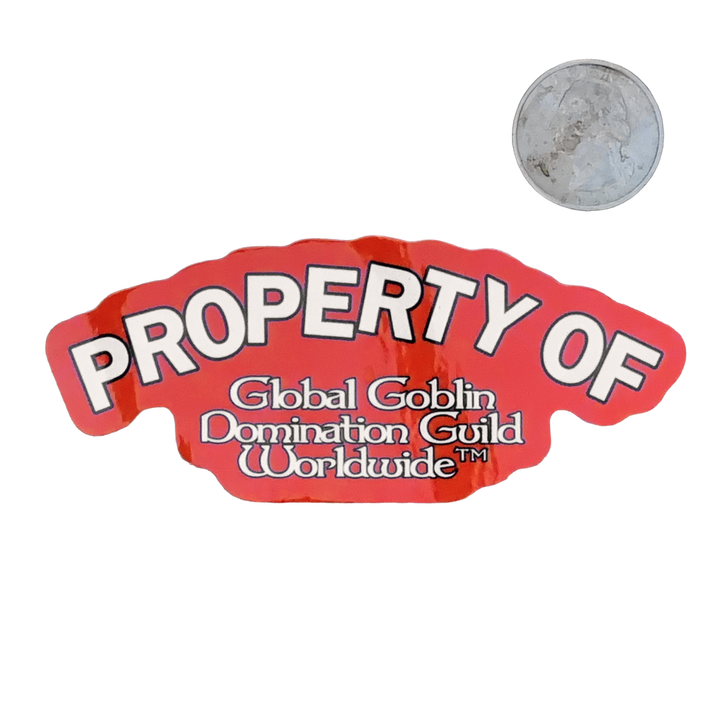 "Property Of" Sticker
